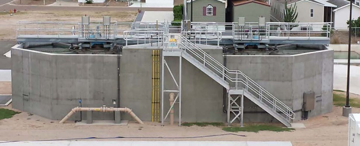 Hidalgo MUD water treatment plant building exterior